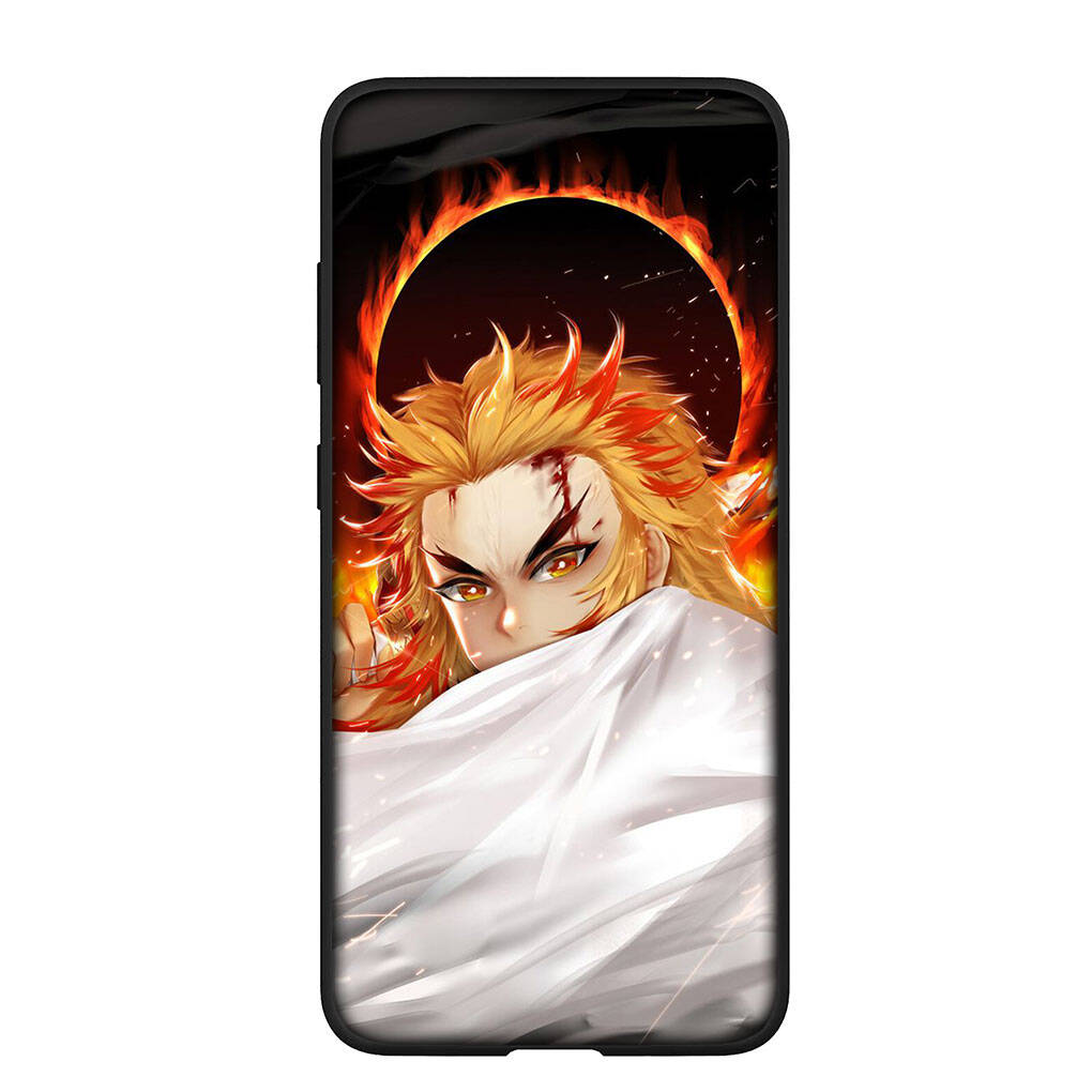 Phone Case for Samsung Galaxy S25 S23 S22 S24 Ultra FE S9 A05 A06 A15 A16 A36 A37 A35 A54 A55 A56 A57 A25 A26 A17 Demon Slayer Rengoku Kyoujurou Cover