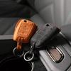 Interior Mouldings Car Key Case Alcantara Keychain For VW Volkswagen Golf 7 MK7 Tiguan MK2 Passat Sagitar Cover Shell Auto Inter