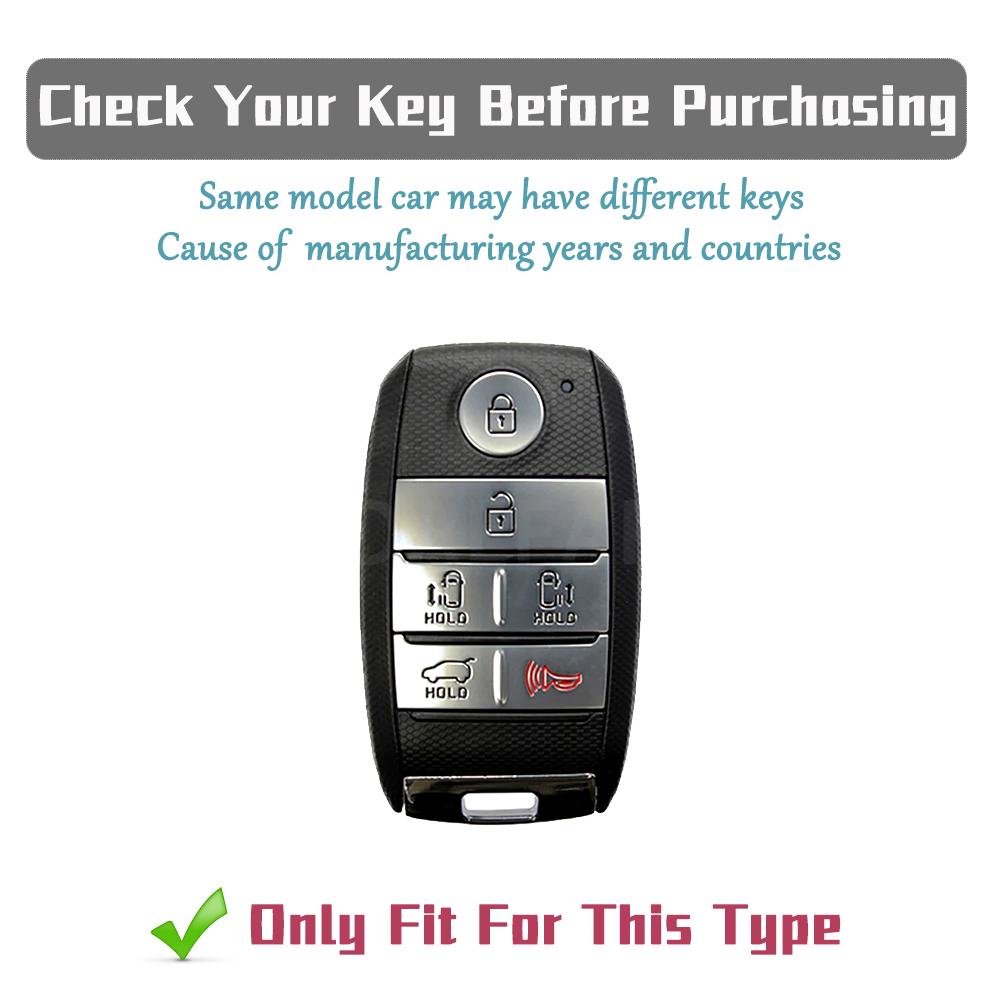 For Kia Sorento L580 Grand Carnival New Sedona Double Carnival Key Chain Parts 6 Buttons TPU Car Remote Key Case Cover Fob Shell