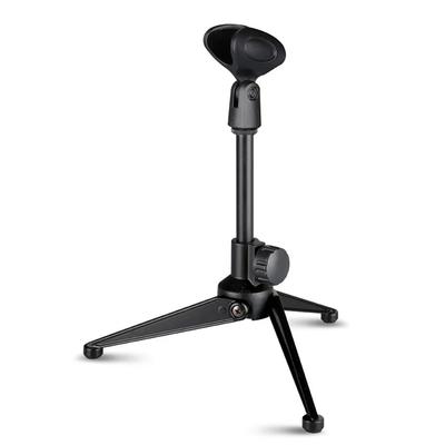 Adjustable Microphone Stand Desktop Tripod Table Stand Clip Holder Bracket Portable Table Stand Lightweight Bracket