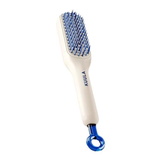 Telescopic Massage Comb Self-Cleaning Anti-Static One-Pull Clean Retractable Swivel Portable Shaping Massage Comb Brush Hairbrush