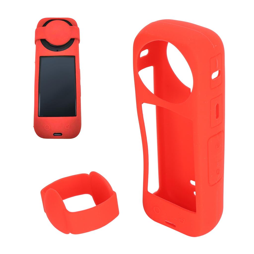 Action Camera Protective Case Silicone Shockproof Cover Panoramic Camera Protector for X4 Camera