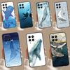 Cartoon Whale For Samsung Galaxy M11 M12 M13 M14 M15 M34 M54 M55 M33 M53 M31 M51 M30s M32 M52 M20 Case