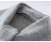 100% Pure Cashmere Women's Triangle Scarf - Solid Color, Autumn/Winter Versatile Knit Warmth