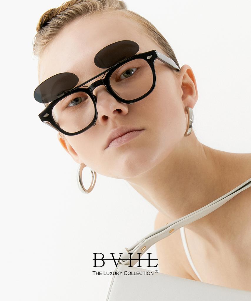 Bibeuieichi Bethel (Black) Size 7 Blue Light Blocking Glasses