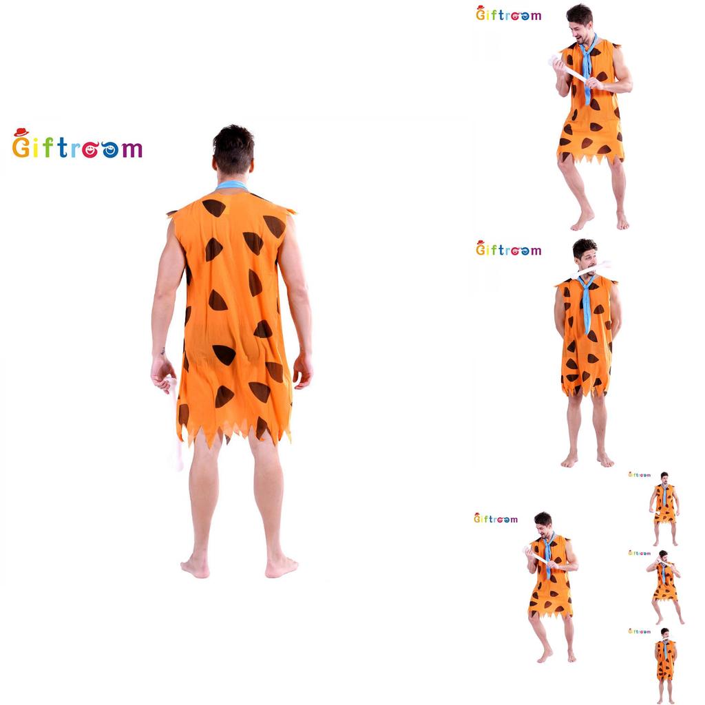 Adult Men's Yellow Spotted Yeti Costume Perfect For Halloween Cosplay Stage Performance