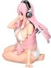 Super Sonico Figurka Zarážka na Nudle Bílé Bikiny Oficiální Zboží SUPER SONICO Ver. [1 Typ]