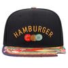 New Fashion Hamburger Embroidered Hip Hop Snapback Cap Trend Unisex Sun Men Woman Baseball Hat Adjustable