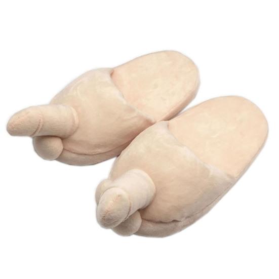 Yousheng 1 Pair Winter Slippers Non Slip Funny Modeling Men Women Fashion Creativity Plush Flat Slippers for Daily Life