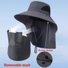 Sun Hats UV Protection Outdoor Hunting Fishing Cap Hiking Camping Visor Bucket Hat&Breathable Sun Protection Sleeves Gifts