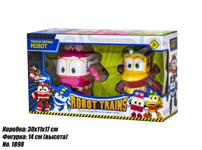 Robots trains transformateurs Caneton Duck et Selly Selly ensemble de jouets 2 pièces