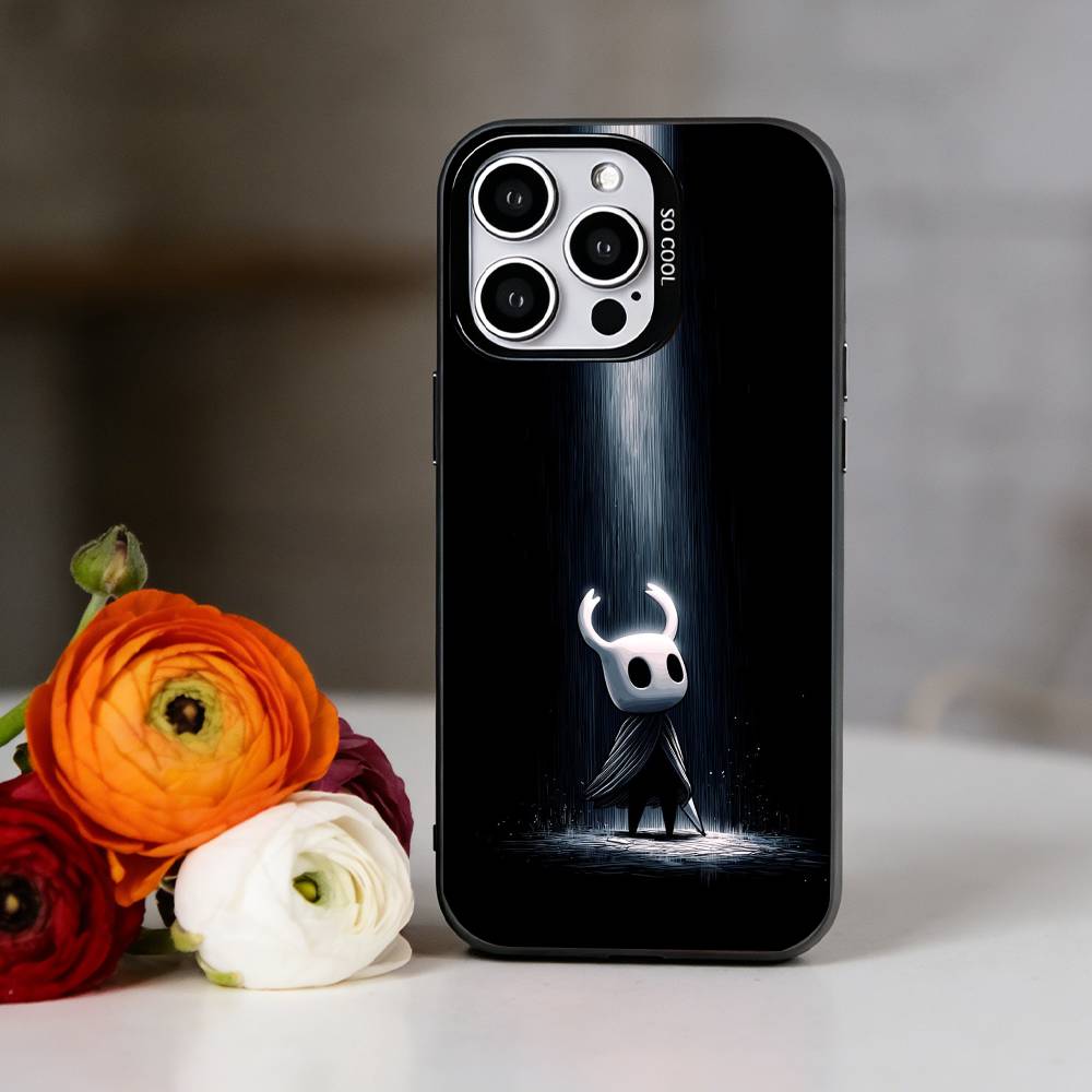 Game H-Hollow K-Knight Phone Case For iPhone 17,16,15,14,13,12,11 Plus,Pro Max,XS,Colorful Silver Phone case Funda Cover iPhone16pro