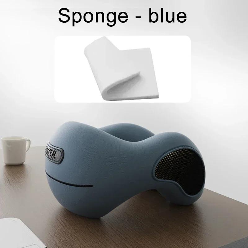 

U-образная подушка для шеи из пены с памятью Мягкая дорожная подушка для сна Подушки для шеи для шейного отдела позвоночника Подушка для шеи для самолетов Массаж Релаксация
