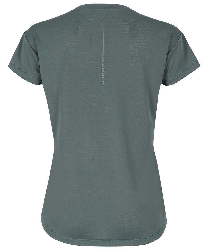 Lightweight Running Short DLY155 OV LL CW-X (Wacoal) Women's Shirt, Sleeve, 3/4 Sleeve, U-Neck, Moisture-Wicking, Quick-Drying,