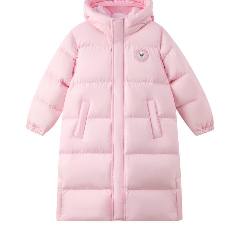 PawinPaw Kids' Cartoon Bear Unisex Mid-Length Down Jacket