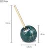 Imitation Marble Ceramic Base Toilet Brush and Holder Bathroom Toilet Gap Cleaning Supplies Soft Brush Bathroom Accessories