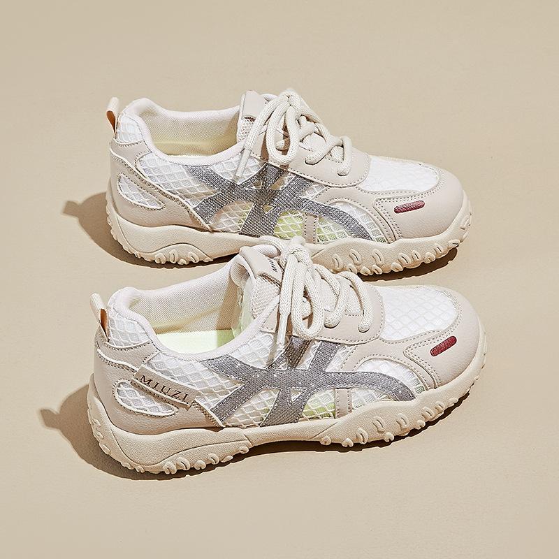 

Breathable sports fashion lightweight platform 2025 women s mountaineering shoes casual single shoes comfortable mesh new sports shoes 35