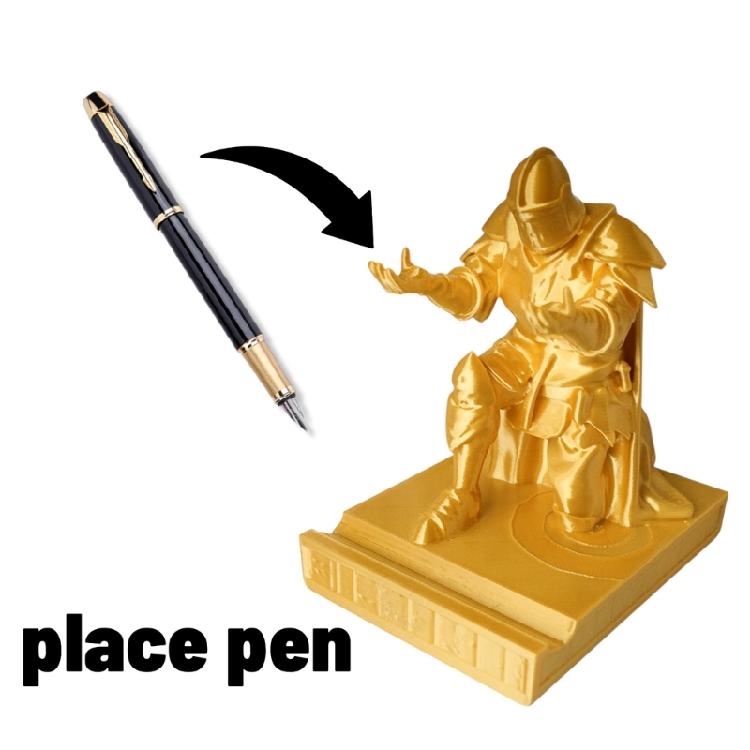 Handcrafted Miniature 3D Printed Figurine Pen Holders Display Person Shape Pencil Cup Creative Gift For Professionals