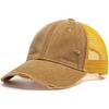 Vintage Washed Distressed Baseball Cap - Unisex Sun Visor Mesh Hat for Summer Outdoor & Casual Use, Available in 12 Colors.