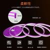 YongMing LED Neon Light, Purple, 2835, 600 LEDs, 5m, Waterproof, Indirect Lighting, Decorative, 12V, Cuttable, 1pc