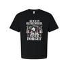 Always Remember Never Forget Veteran Graphic Tee Shirt With Military Boots And R