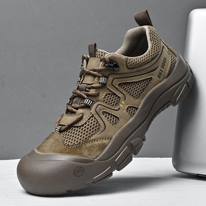 Lichte Heren Mesh Wandelschoenen - Zomer, Ademend, Zachte Zool, Casual Sport Buitenschoenen