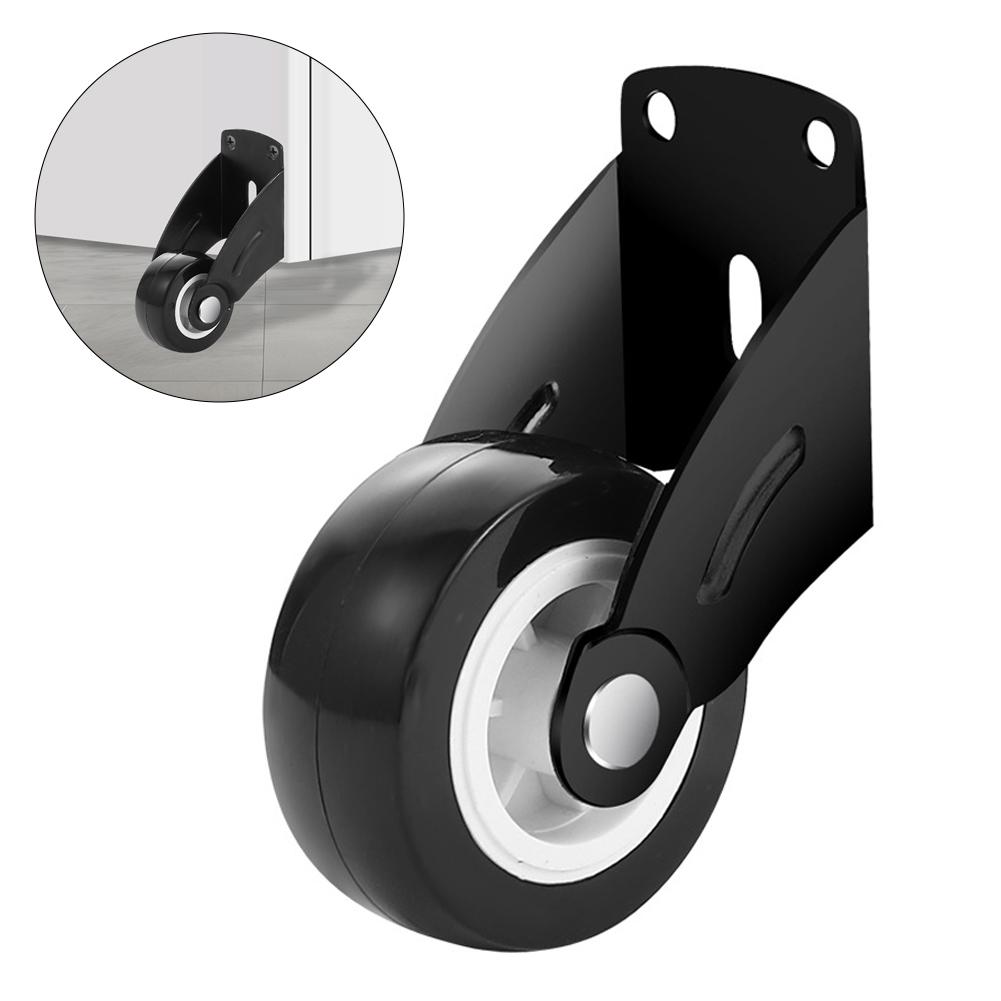 1pcs Furniture Casters Wheels Soft Rubber Swivel Caster Tool Household For Cabinet Quite Moving F8S0