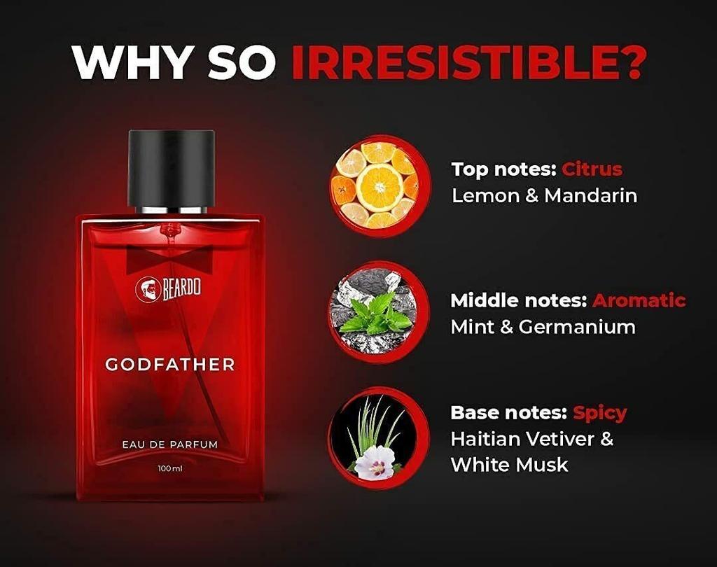 Beardo Godfather Fragrance EDP Perfume 100ml O5 2%