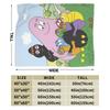 Barbapapa Barbamama Family  Flannel Blanket  Warm Throw Blanket for Couch Bed Travel Print Bedspread Sofa Bed Cover
