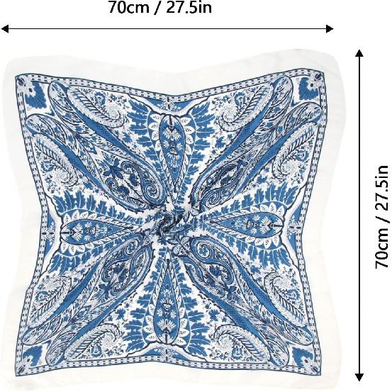 Head Scarf for Women Silk Satin Scarves for Hair Wrap Bandana Square Headscarf for Sleeping