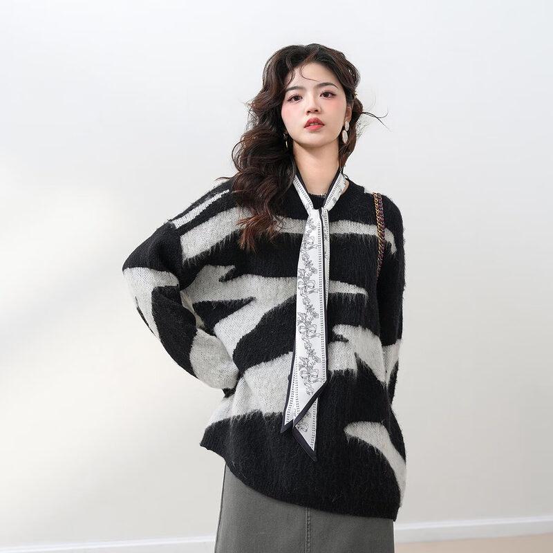 

IMAGINEX Women s Long Sleeve Versatile Sweater 5AQZYY16MY1 One Size