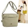 Lätt och enkel damväska ny axelväska vardaglig flerlagers messenger liten fyrkantig väska