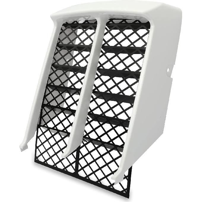 HECASA Radiator Cover + Blue Grille Compatible with 1987-2006 Yamaha Banshee 350 YFZ350 Radiator Cover + Grille белый