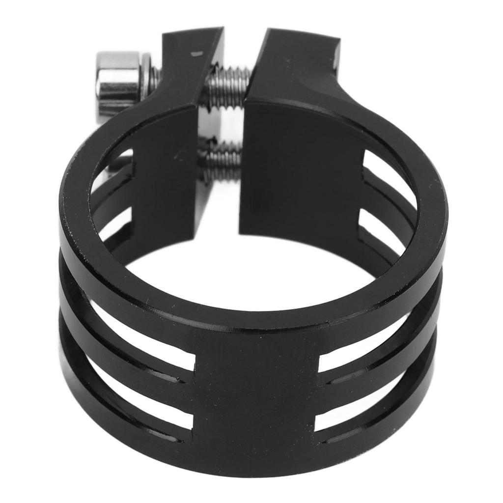 Bike Seat Post Clamp Aluminum Alloy Quick Release 34.9mm Carbon Fiber Bike Seat Clamp for MTB Bike