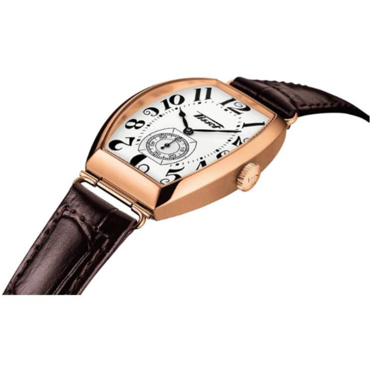 Tissot Collection Heritage Mouvement Mécanique Manuel Étanche 30m Montres Homme Montre 42,5mm Cadran Blanc T128.505.36.012.00