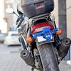 Motorcycle License Plate Holder Aluminum Motorcycle Rear License Bracket License Plate Frames Lightweight Plate Tail Light