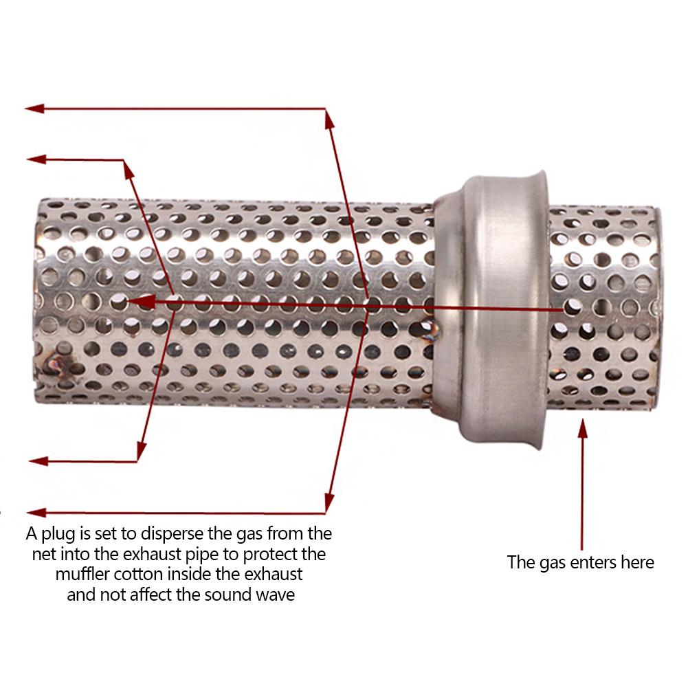 51MM 60.5MM Universal Motorcycle Exhaust Muffler DB Killer-Silencer Noise Sound Eliminator Mesh DB Killer-Silencer Moto