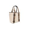 New MICHAEL KORS Polyester With Cotton Tote Bag Shopping Bag Shoulder Bags Handbags Regular Women's Beige & Black 30T2G5VT3C-006