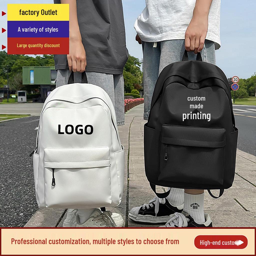 Customizable Waterproof School Backpack for Students