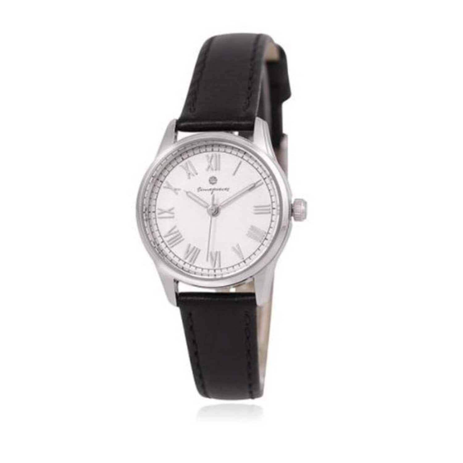 [LLOYD] Moonlight Garden Black Leather Women s Watch LL2G25701ASB