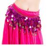 Belly Dance Belt Women Belt Skirt with Gold Color Coin Hip Scarf Fashion Waist Chain  Show Costumes