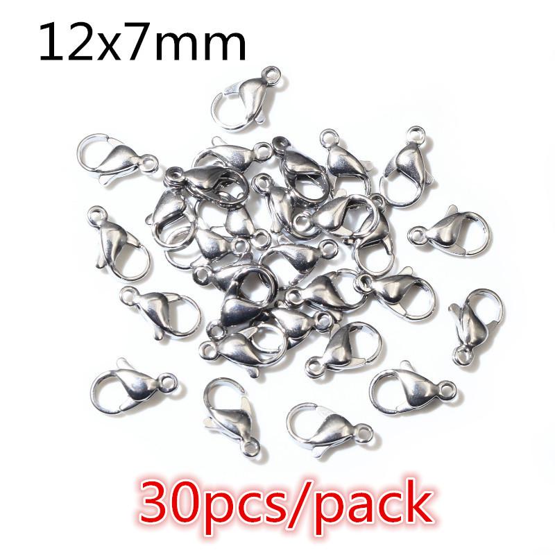 High Quality 316 Stainless Steel DIY Jewelry Making Findings Necklac Earrings Hooks/Jump rings/Lobster Clasp Craft Accessories