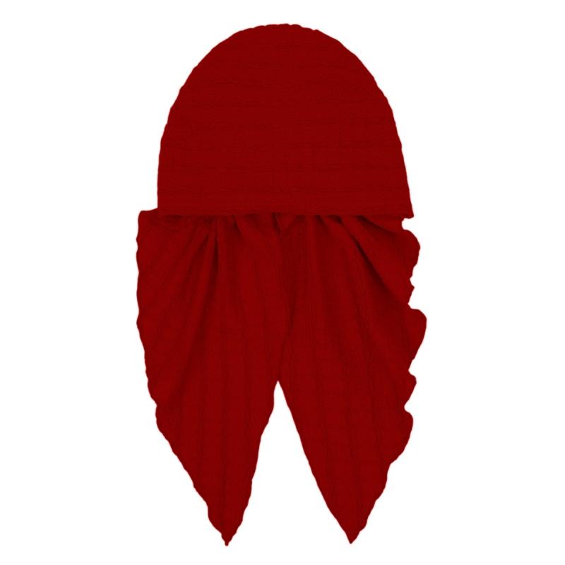 

Chemo Turban for Women Multicolored Head Wrap Comfortable and Fashionable Headscarf Hat бордовий
