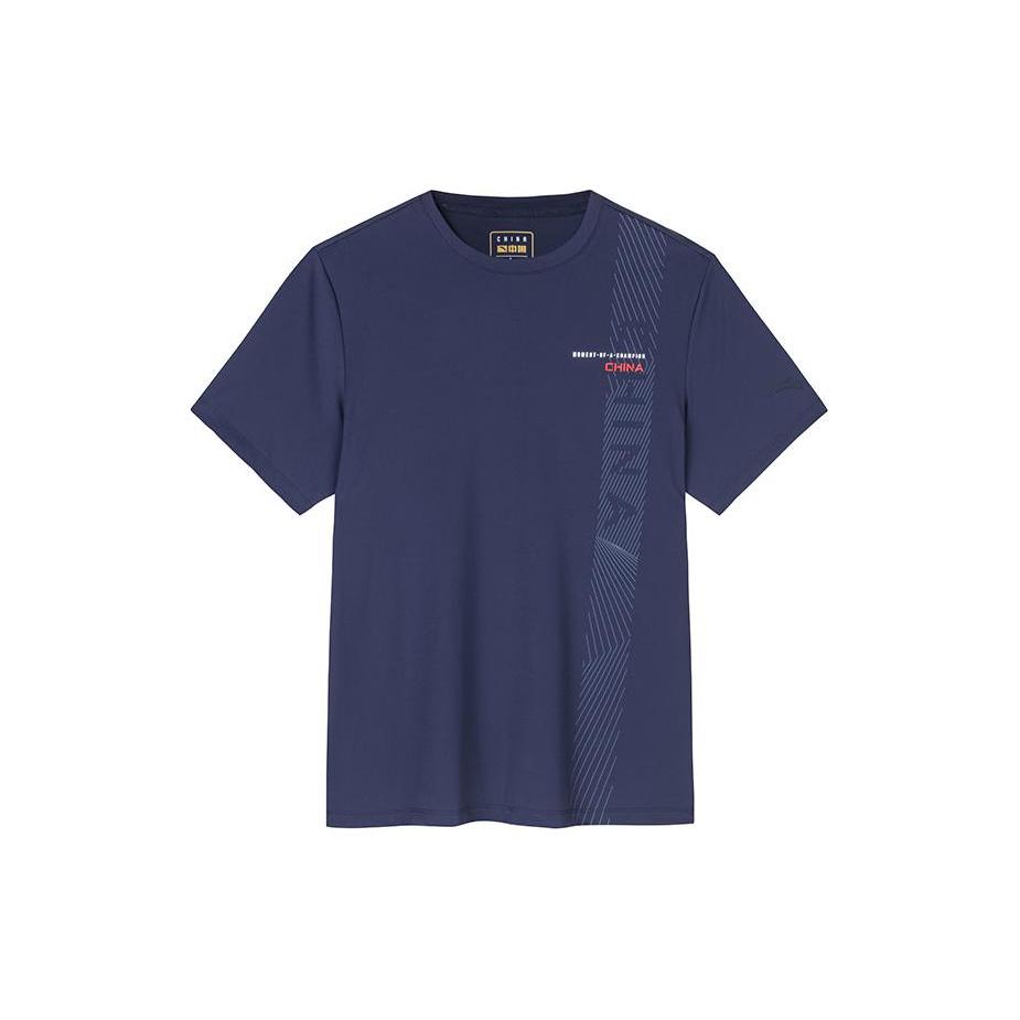 Anta Variety Training Collection T Shirt Men s Midnight Blue 152427161-3 S
