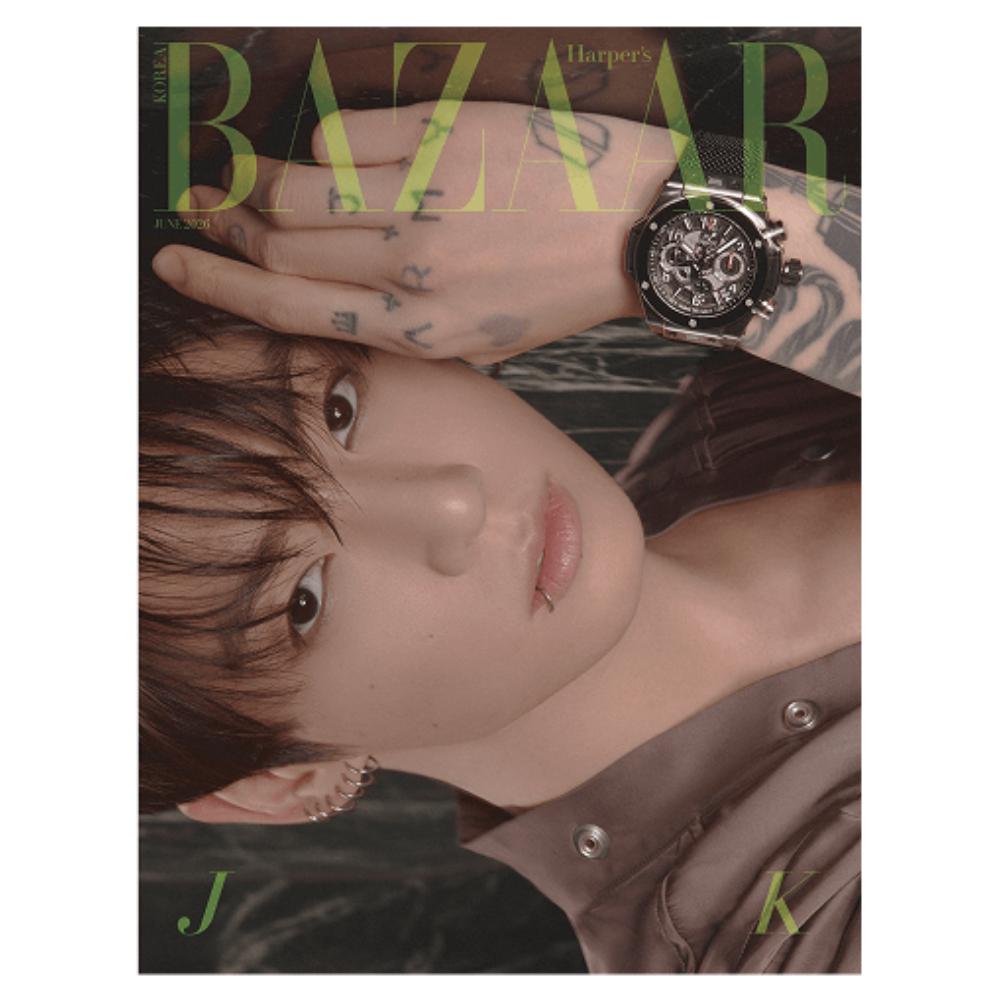 Pre-order HARPER'S BAZAAR Magazine June 2026 BTS Jung Kook Cover