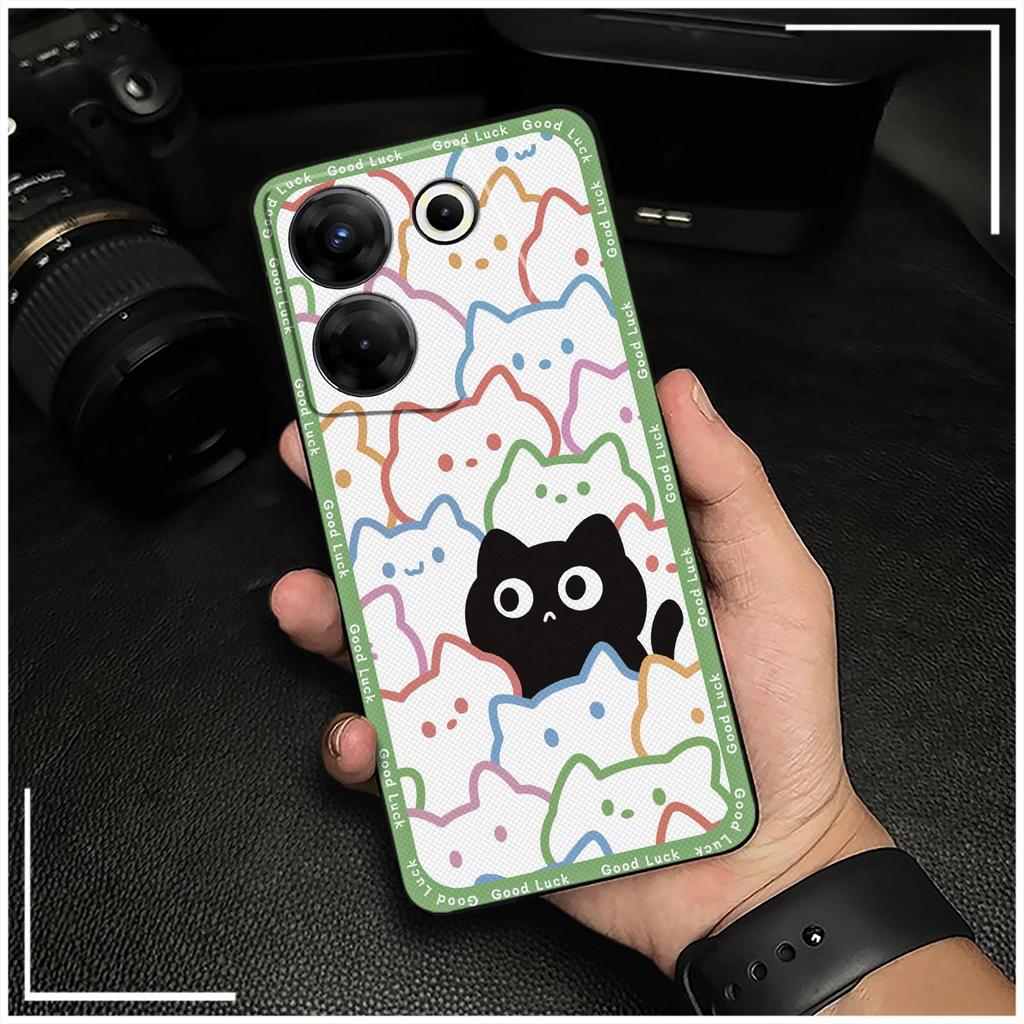TPU Shockproof Phone Case For Tecno Camon20 Pro 5G/CK8n Silicone Fashion Design Dirt-resistant Anti-knock Graffiti Cute
