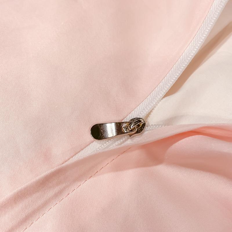 Kwiaty Haft Luksusowy Europejski Styl Pałacowy Zestaw Pościeli Egipska Bawełna Poszwa na Kołdrę Prześcieradło/Prześcieradło z Gumką Poszewki na Poduszki 4szt.