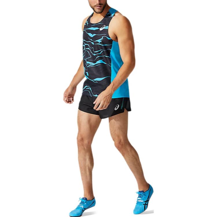 Asics Tank Top Men's Aqua Green 2091A353-403