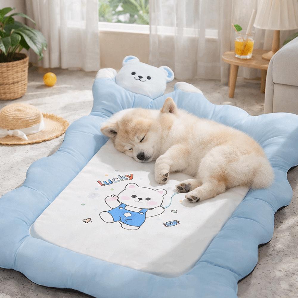 Breathable Pet Cool Cushion Cartoon Pattern Pet Cooling Mat Cat Nest Mat  Hot Weather