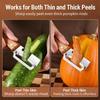 Stainless Steel Peeler with Wooden Handle for Peeling and Slicing Fruits and Vegetables Multi-Function Kitchen-Specific Peeler